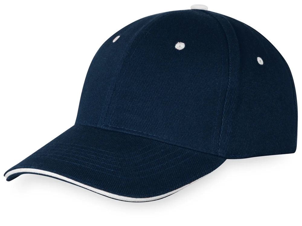Бейсболка «New Castle», темно-синий/белый - фото 4