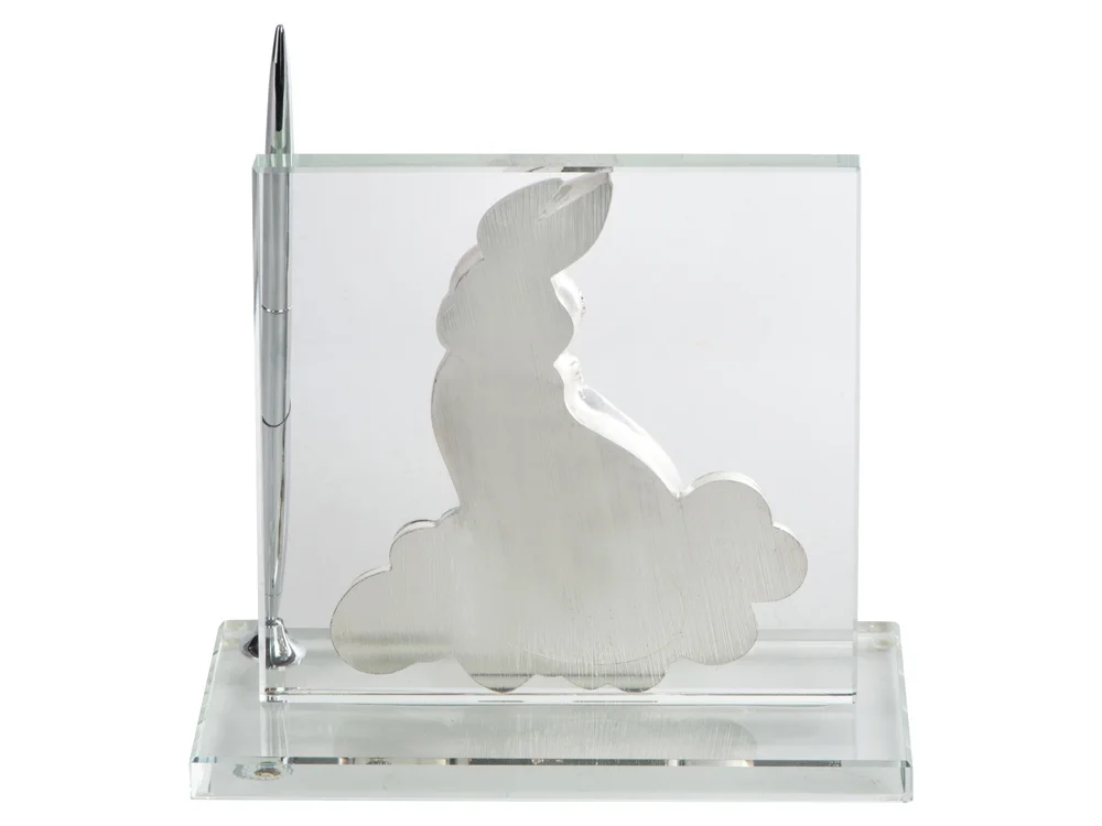 Настольный прибор Удачное приобретение черный серебристый - фото 4