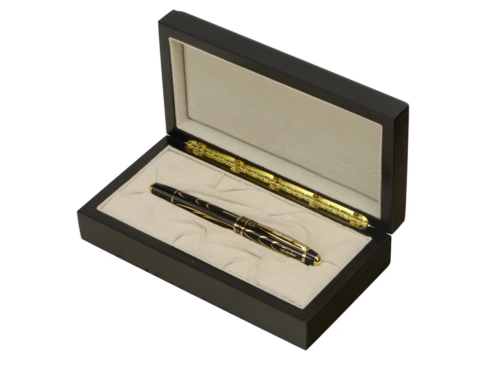 Ручка-роллер «Палата Лордов», черный/золотистый - фото 6