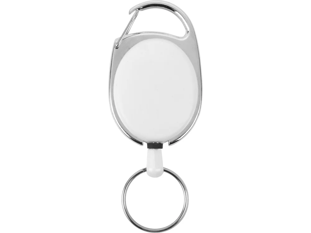 Ретрактор Слип с кольцом белый/серебристый - фото 3