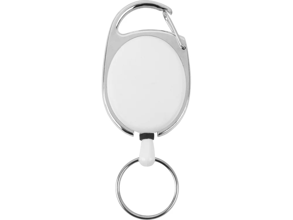 Ретрактор Слип с кольцом белый/серебристый - фото 4