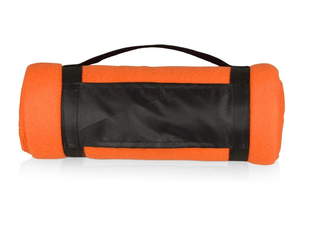 Плед «Нежность», оранжевый - фото 2