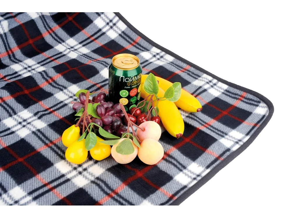 Плед Шотландия синий/белый - фото 2