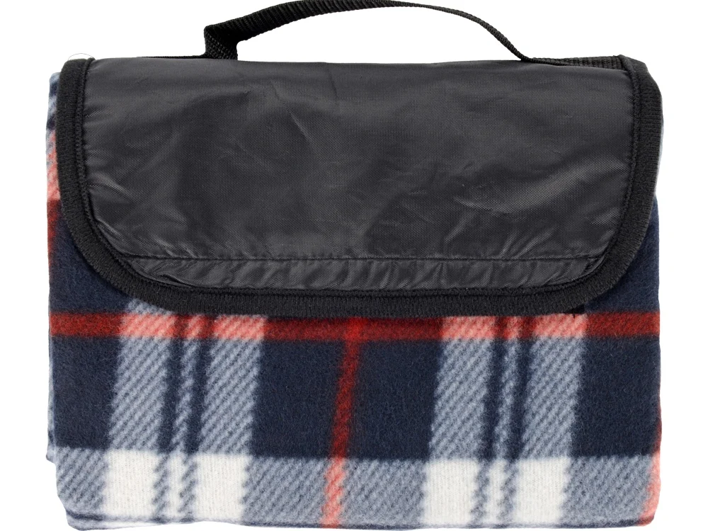 Плед Шотландия синий/белый - фото 4