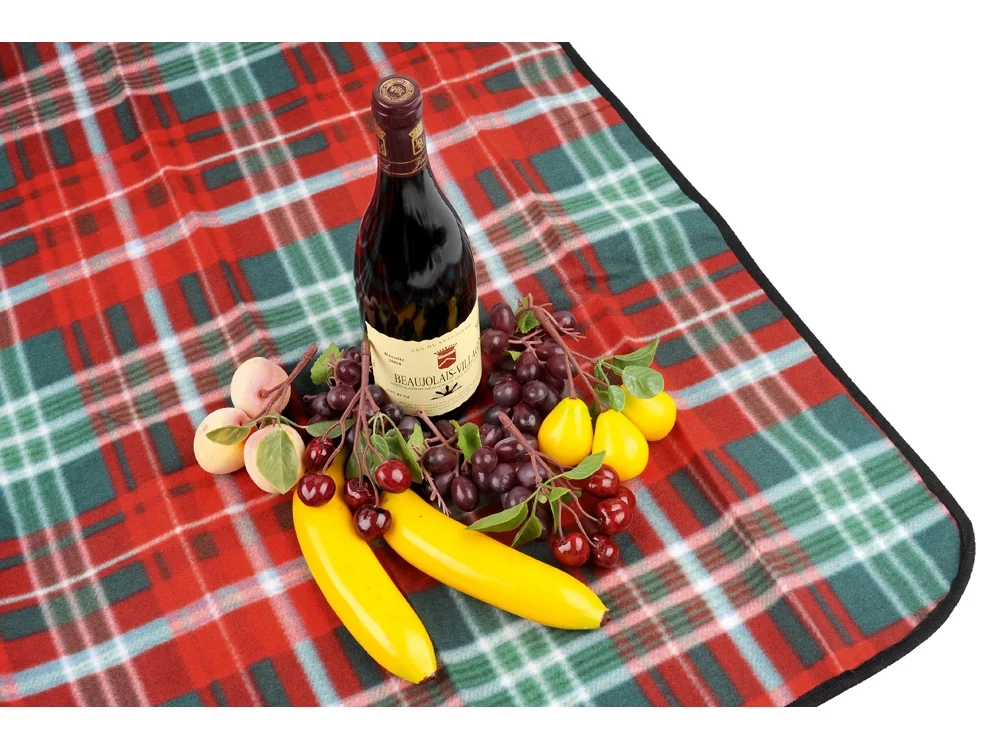 Плед Шотландия красный/зеленый - фото 2