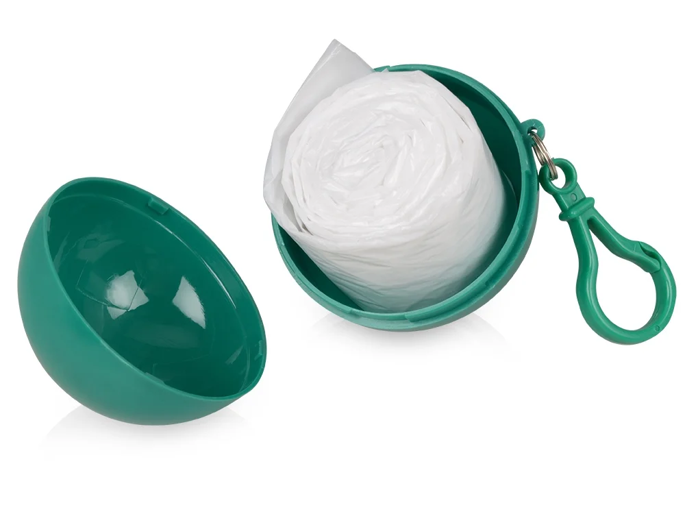 Дождевик «Универсал», прозрачный, зеленый - фото 2