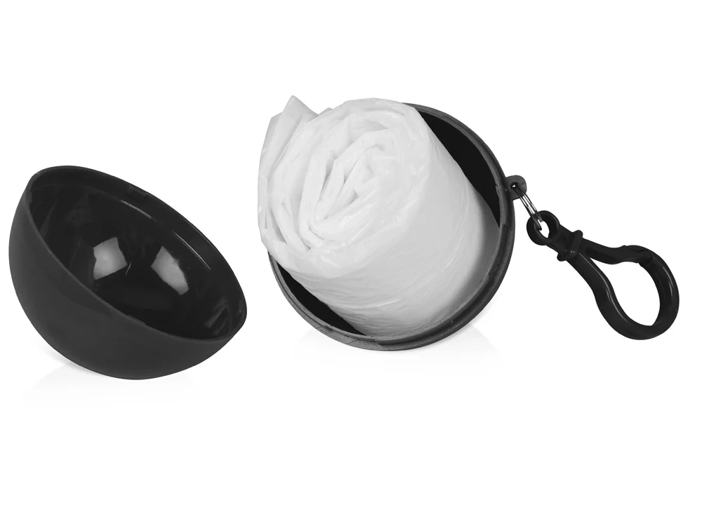 Дождевик «Универсал», прозрачный, черный - фото 2