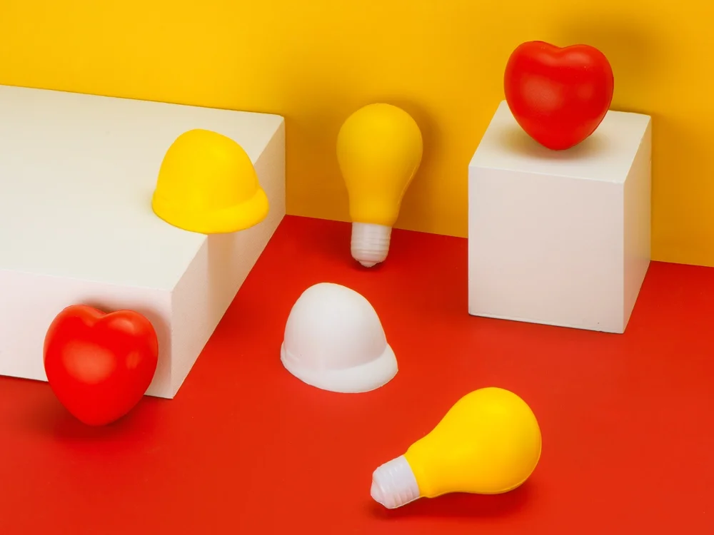 Антистресс «Каска», белый - фото 5