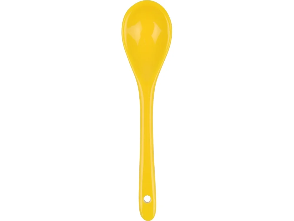 Кружка с ложкой «Авеленго», белый/желтый, 320 мл - фото 2