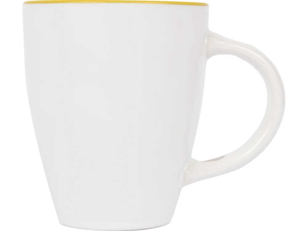 Кружка с ложкой «Авеленго», белый/желтый, 320 мл - фото 3