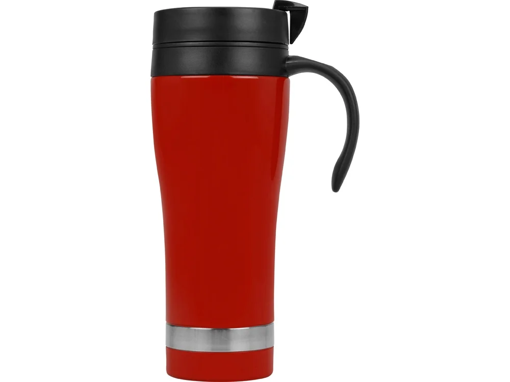 Термокружка «Робуста», красный/черный/серебристый, 420 мл - фото 3
