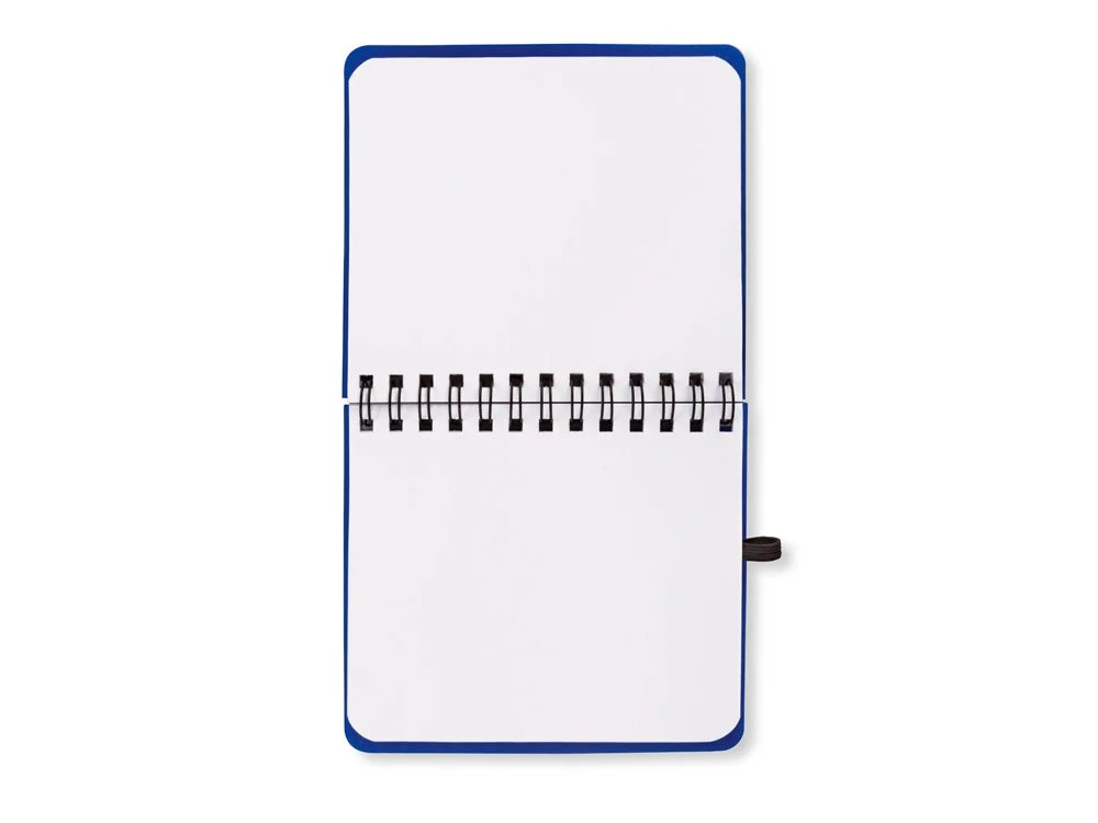 Блокнот А6 Журналист с ручкой синий - фото 4