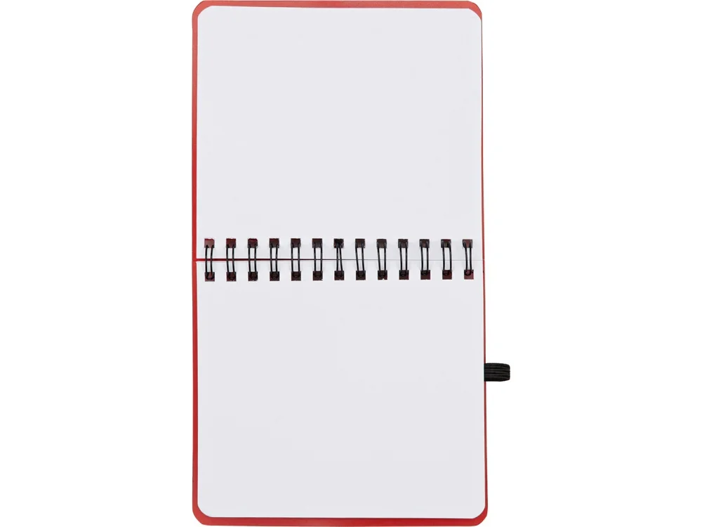 Блокнот А6 Журналист с ручкой красный - фото 4