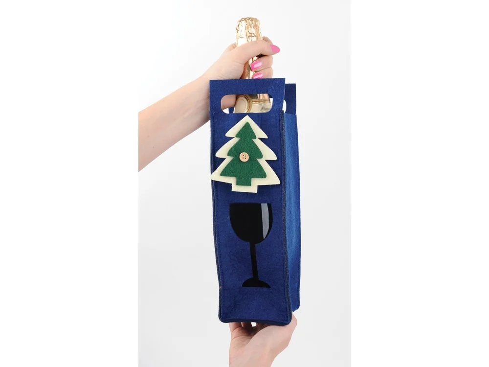 Декоративный чехол «Новогодний», синий - фото 3