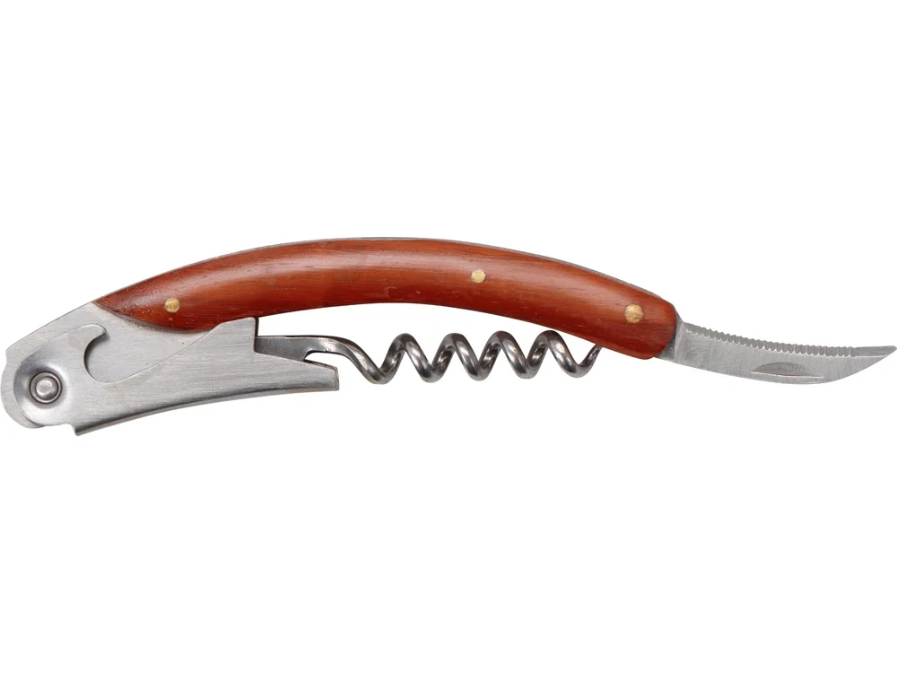 Подарочный набор для вина «Кот-де-Блан», коричневый/серебристый - фото 5