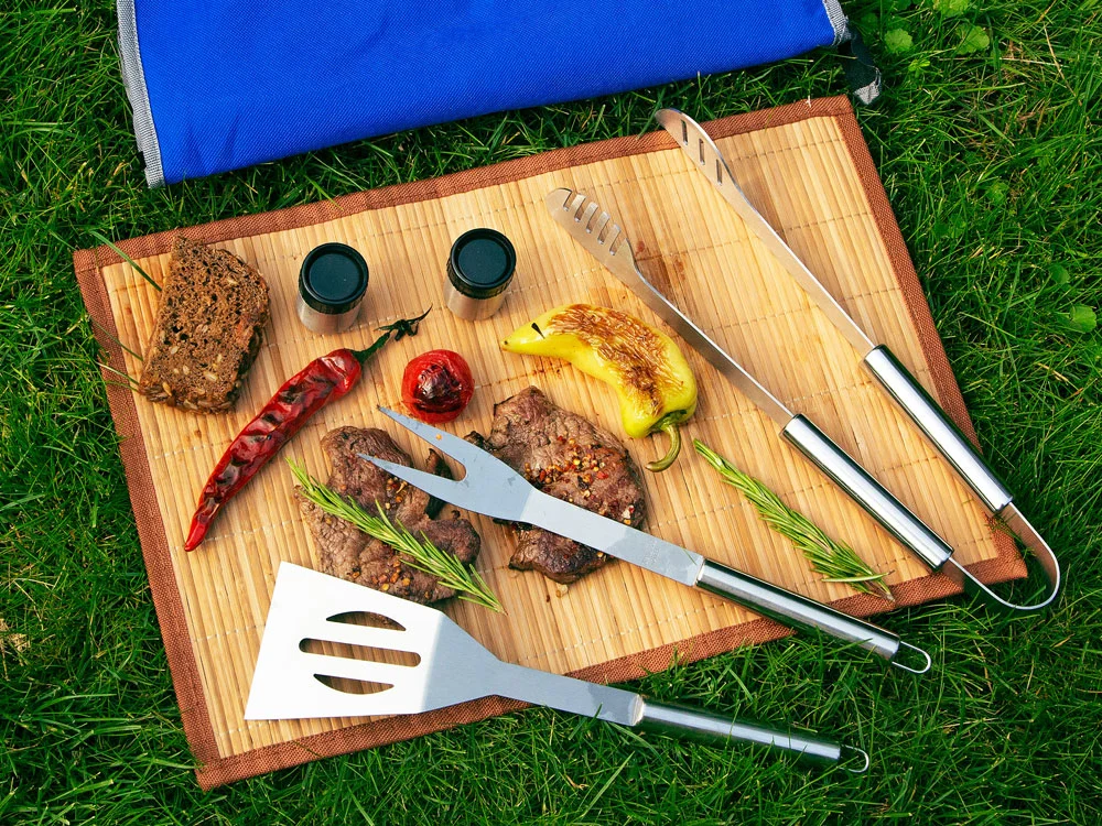 Набор для барбекю Дюнкерк серебристый синий - фото 9