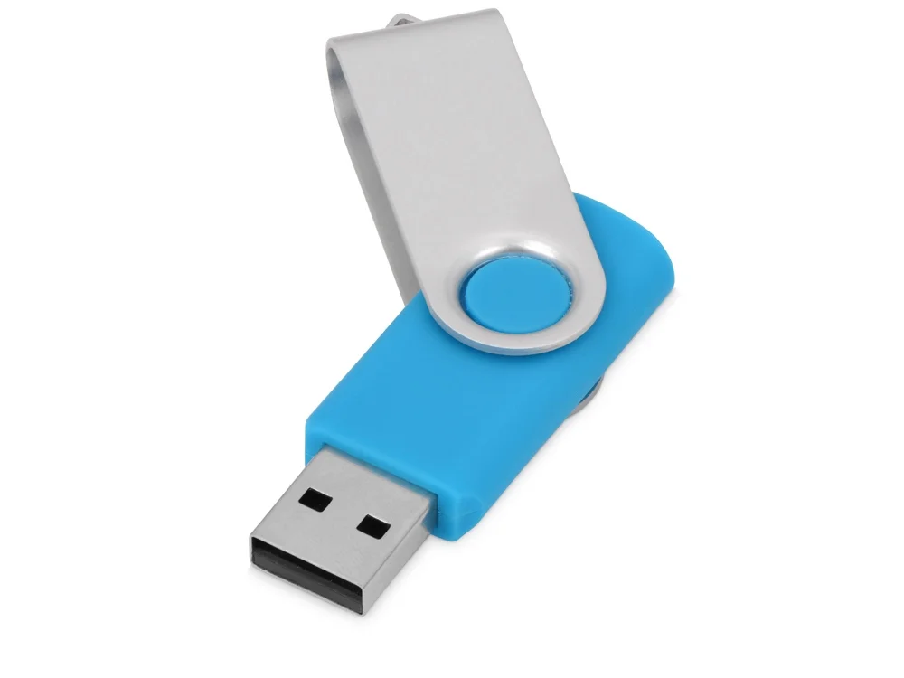 USB-флешка на 8 Гб Квебек голубой 8Gb - фото 2