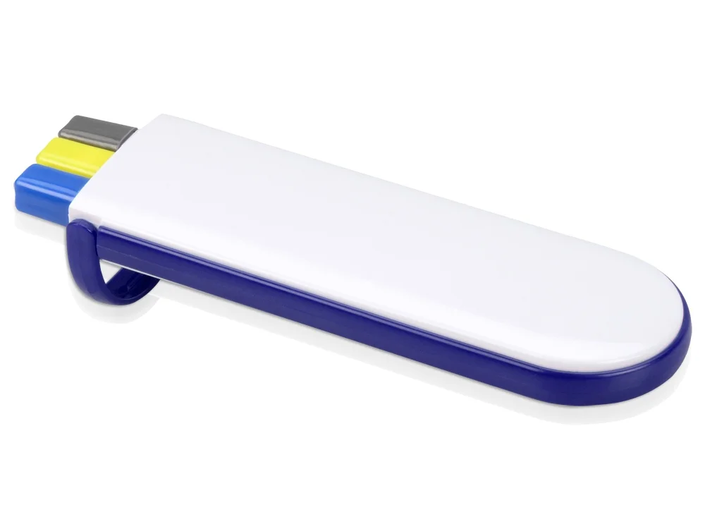 Подарочный набор ручек Квартет белый/синий - фото 2