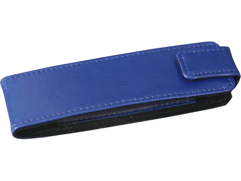 Подарочный набор Эльба: ручка шариковая механический карандаш синий/серебристый - фото 2