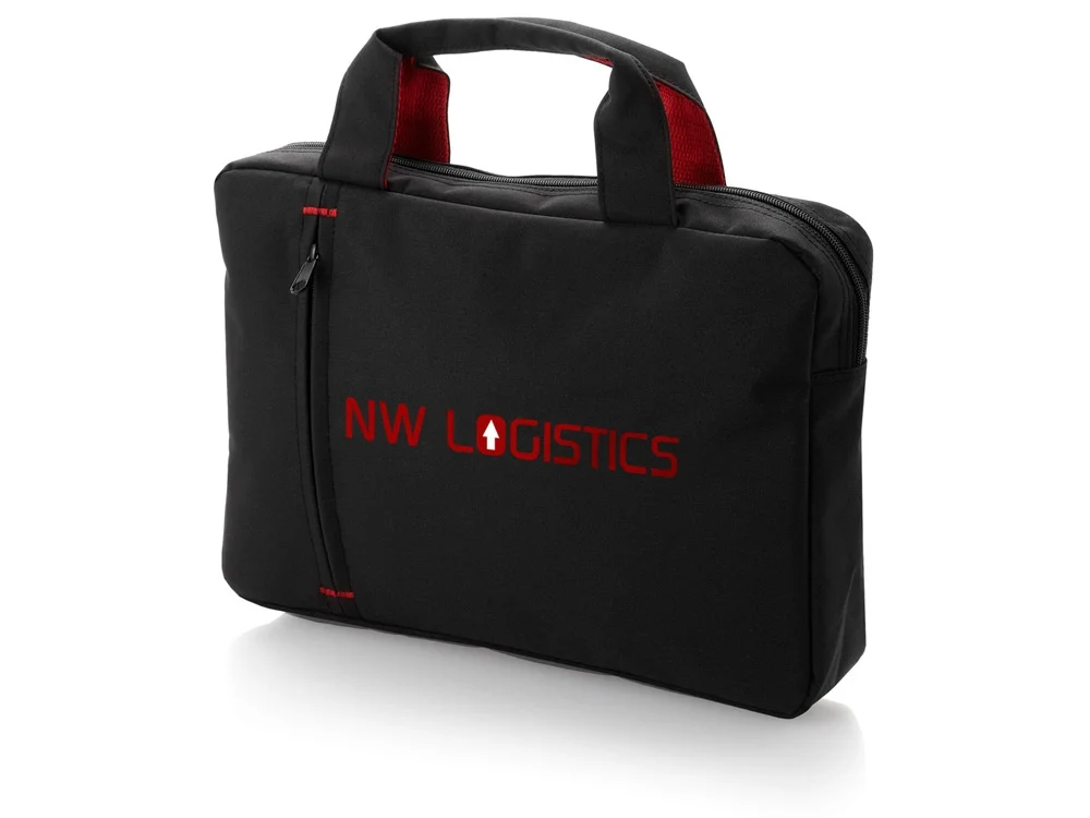Конференц сумка для документов Detroit черный/красный - фото 2