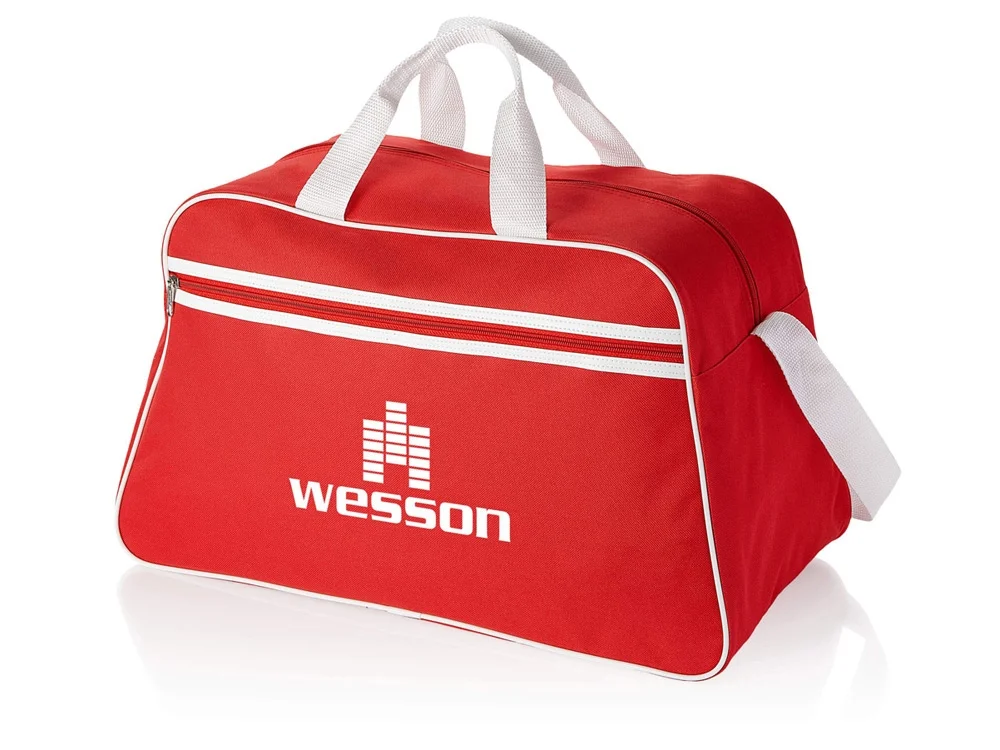 Сумка спортивная San Jose красный/белый - фото 2
