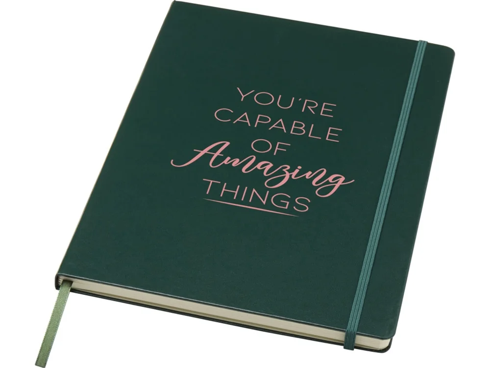 Классический деловой блокнот А4 зеленый - фото 5