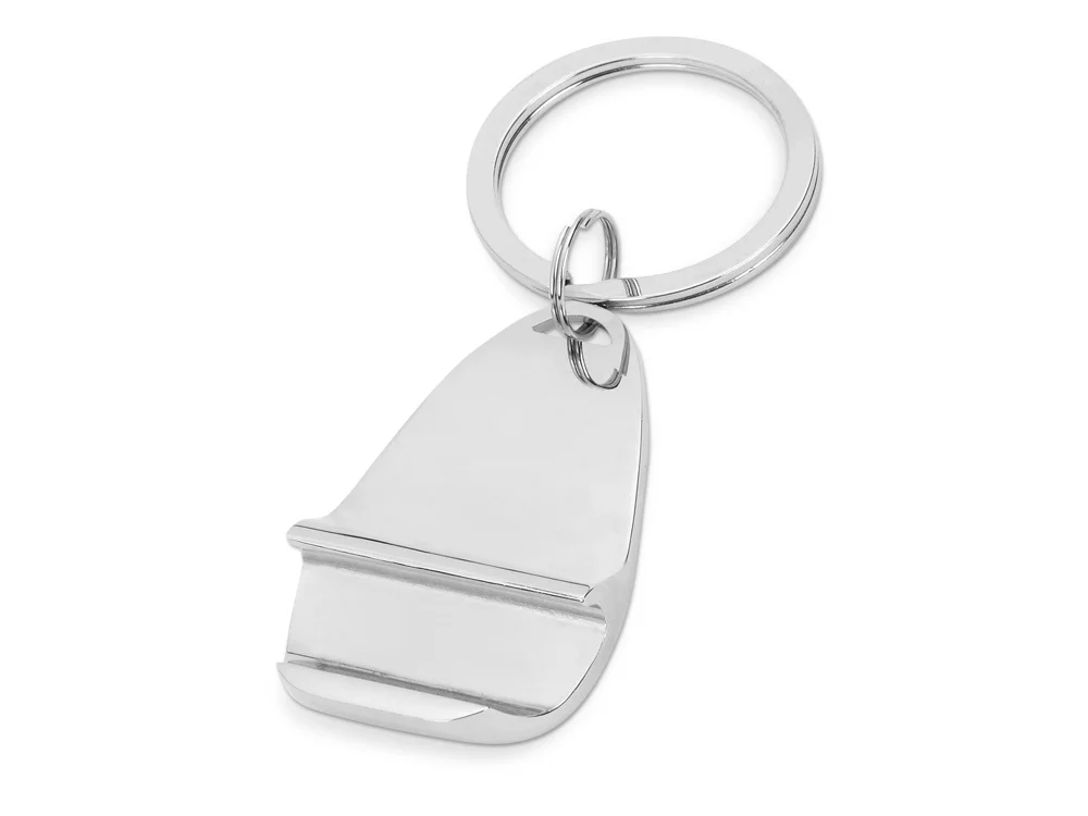 Брелок-открывалка Троп серебристый - фото 2