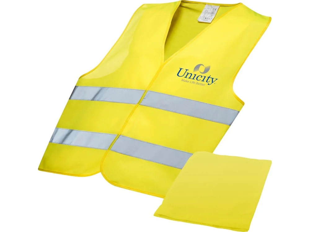 Защитный жилет Watсh-out неоновый желтый L-XL - фото 6