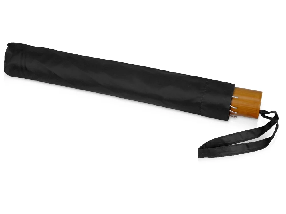 Зонт складной Oho черный - фото 4