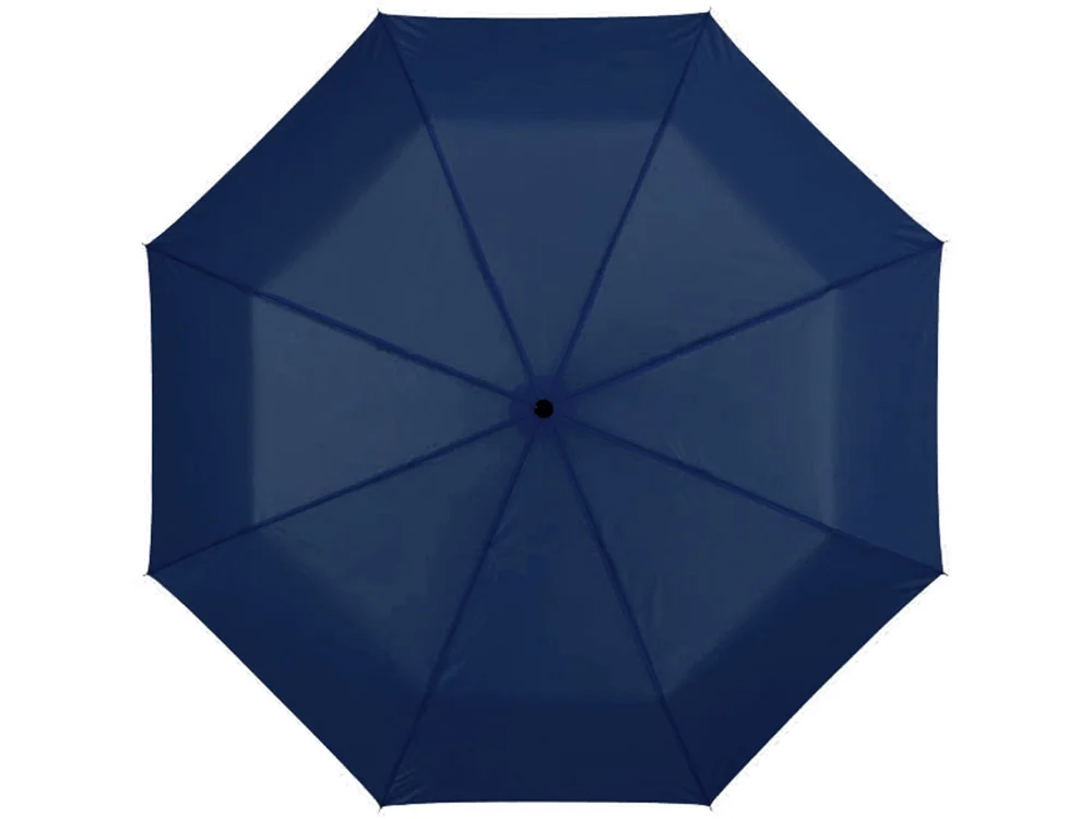 Зонт складной «Ida», темно-синий/черный - фото 2