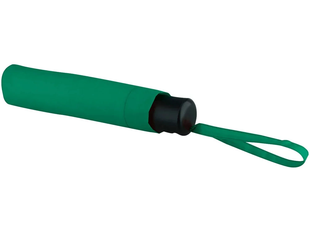 Зонт складной Ida зеленый/черный - фото 3