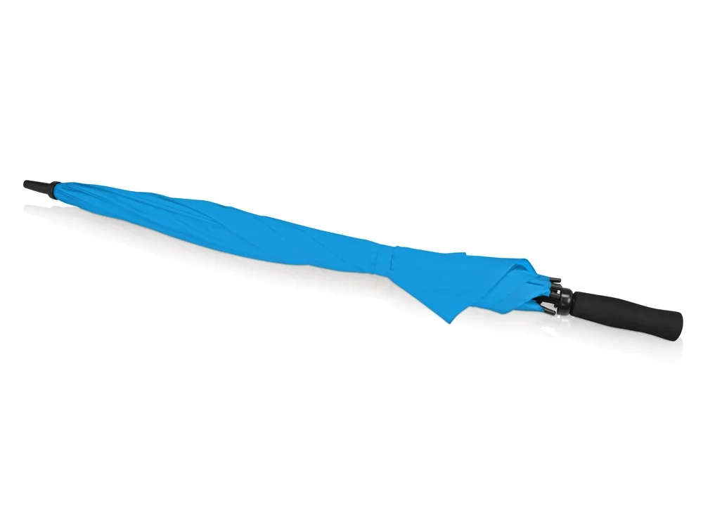 Зонт-трость Yfke голубой/черный - фото 3