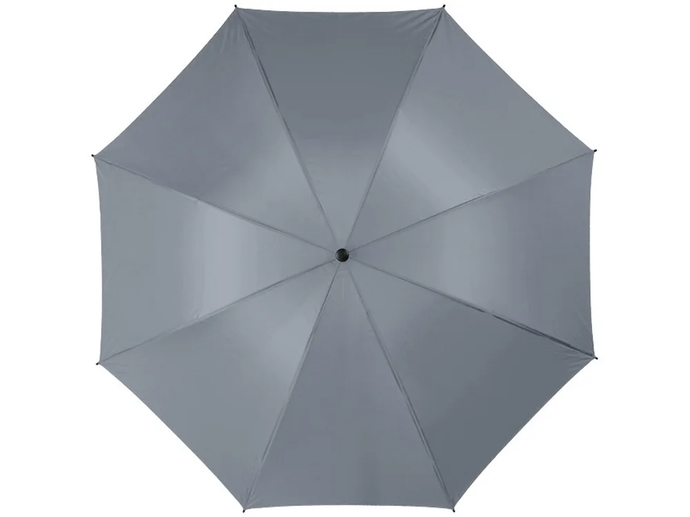 Зонт-трость Yfke серый/черный - фото 2