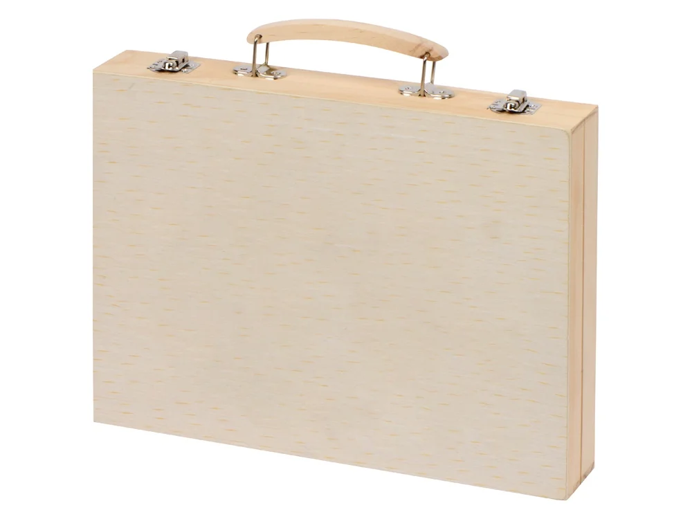 Набор для рисования в чемодане натуральный разноцветный - фото 2