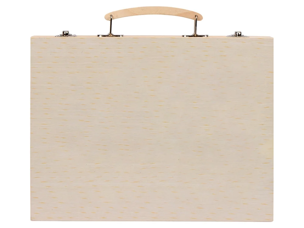 Набор для рисования в чемодане натуральный разноцветный - фото 4