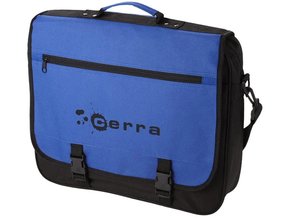 Конференц сумка для документов «Anchorage», синий классический/черный - фото 3