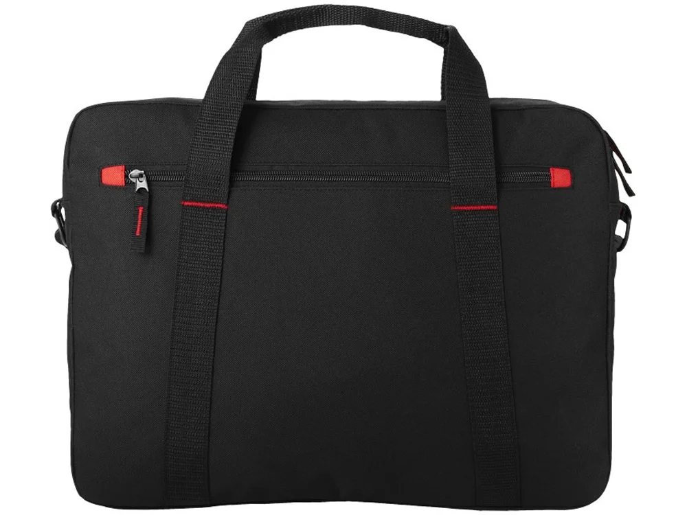 Сумка «Vancouver» для ноутбука 15,4", черный/красный - фото 2
