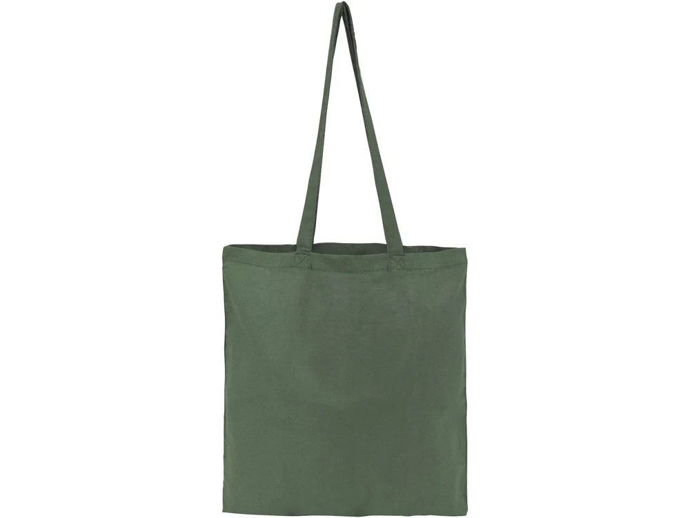 Сумка хлопковая «Carolina», 100 г/м2, зеленый - фото 2