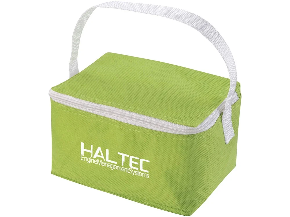 Сумка-холодильник «Spectrum», зеленое яблоко/белый - фото 2