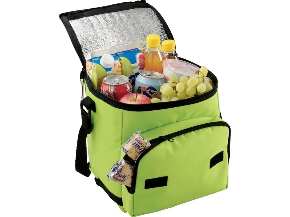 Сумка-холодильник «Stockholm», зеленое яблоко/черный - фото 3
