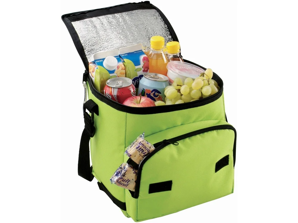 Сумка-холодильник «Stockholm», зеленое яблоко/черный - фото 4