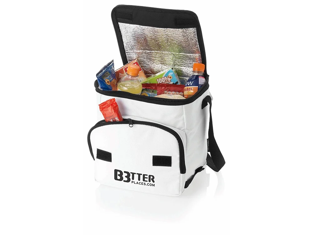 Сумка-холодильник Stockholm белый/черный - фото 3