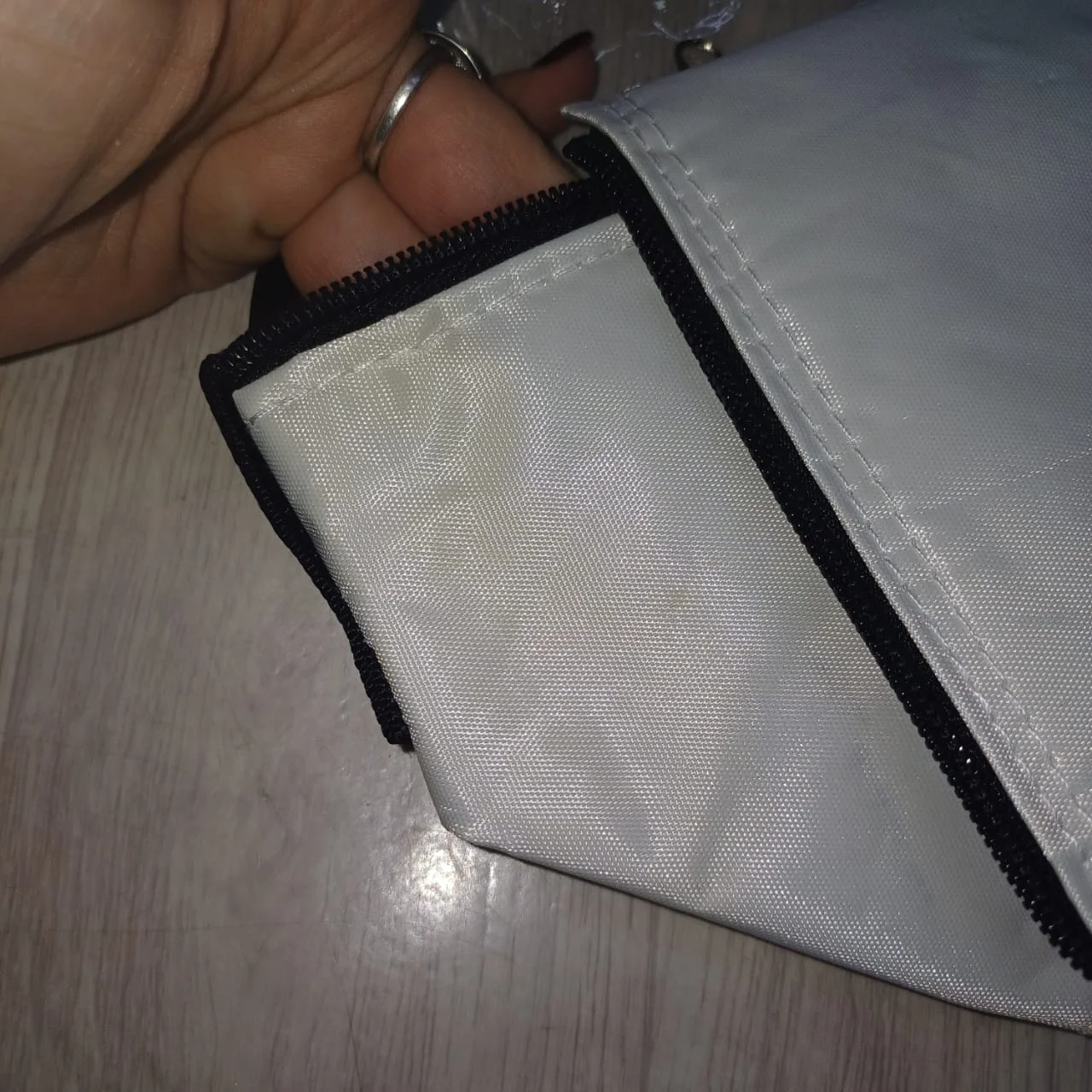 Сумка-холодильник «Macey», белый/черный - фото 4