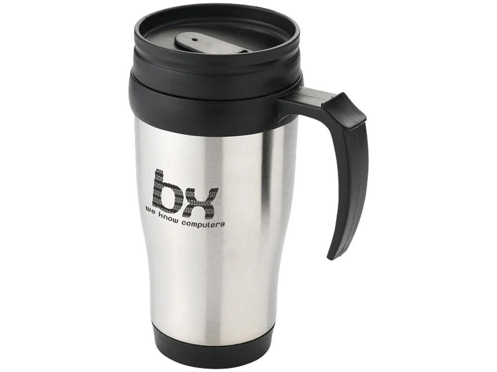 Термокружка Sanibel серебристый/черный 330 мл - фото 4