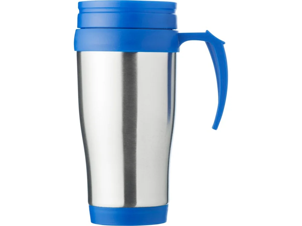 Термокружка Sanibel серебристый/синий 330 мл - фото 2