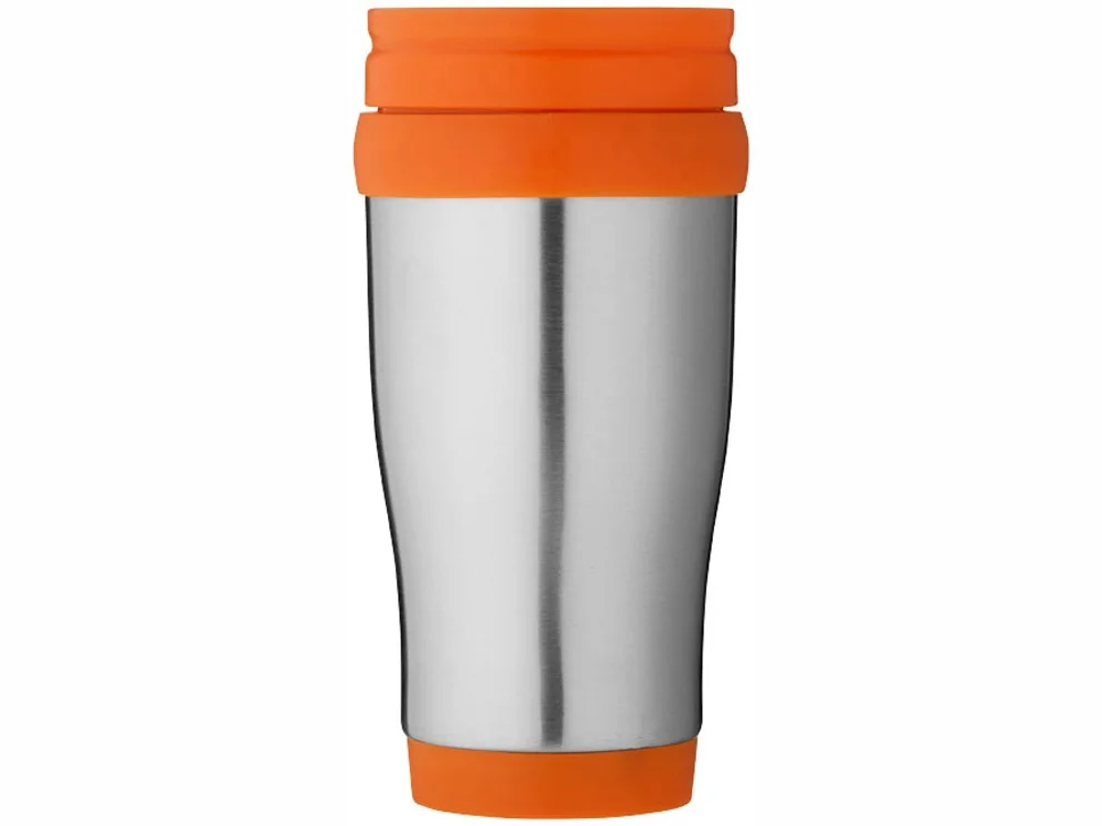 Термокружка «Sanibel», серебристый/оранжевый, 330 мл - фото 2