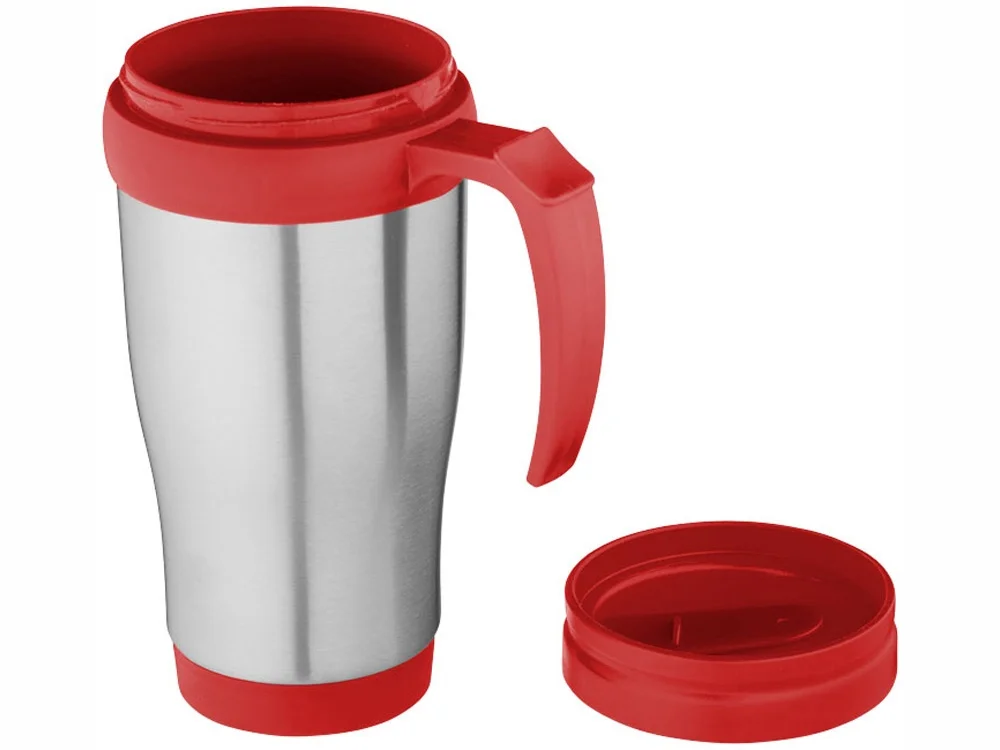 Термокружка «Sanibel», серебристый/красный, 330 мл - фото 3
