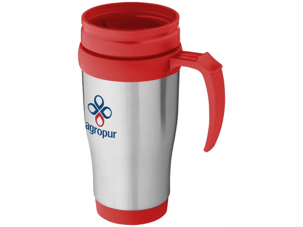 Термокружка «Sanibel», серебристый/красный, 330 мл - фото 6