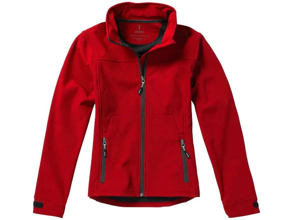 Куртка софтшел Langley женская красный 2XL - фото 10
