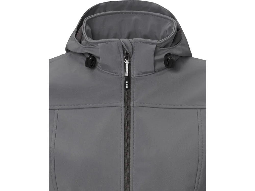 Куртка софтшел Langley женская темно-серый S - фото 4
